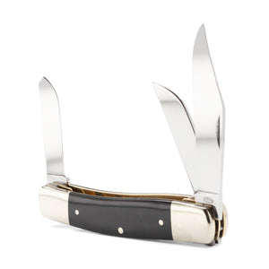 Stockman - Triple Blade - Buffalo Horn Handle