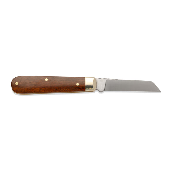 3 1/2" Lambfoot - 71mm Blade - Ironwood Handle with Traditional Workback