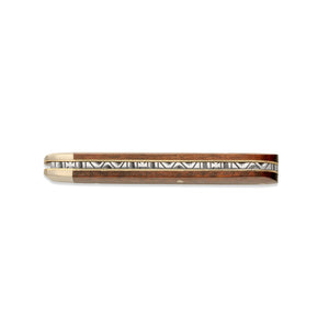 3 1/2" Lambfoot - 71mm Blade - Snakewood Handle with Traditional Workback