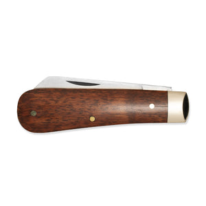 3 1/2" Lambfoot - 71mm Blade - Snakewood Handle