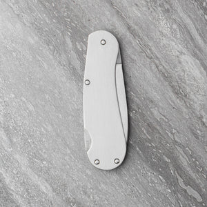 Locking Drop Point - 60mm Blade - Stainless Steel