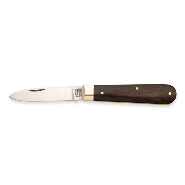 Spearpoint - 71mm Blade - Ebony Handle
