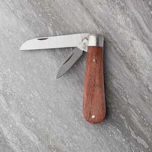 Twin Blade Lambfoot & Pen - Hardwood Handle