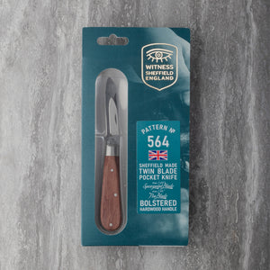 Twin Blade Spearpoint & Pen - Hardwood Handle