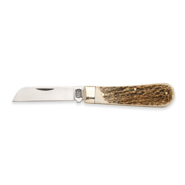 Sheepfoot - 71mm Blade - Stag Antler Handle