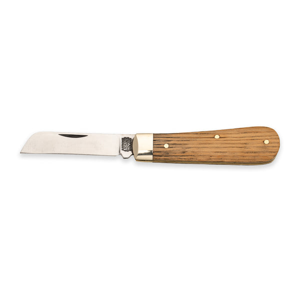 Sheepfoot - 71mm Blade - Whisky Barrel Oak Handle