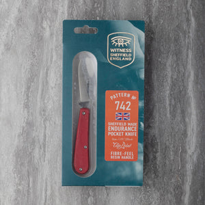 Endurance Clip Point - 57mm Blade - Red