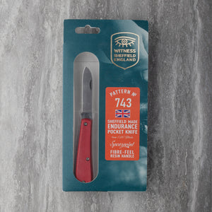 Endurance Spear Point - 62mm Blade - Red