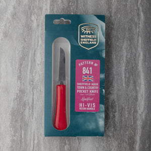 Lambfoot - 60mm Blade - Hi-Vis Resin Handle