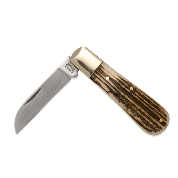 Barlow Tackler - 70mm Blade - Stag Antler Handle