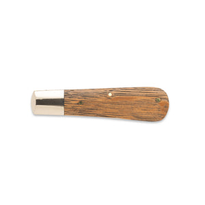 Barlow Tackler - 70mm Blade - Whisky Barrel Oak Handle