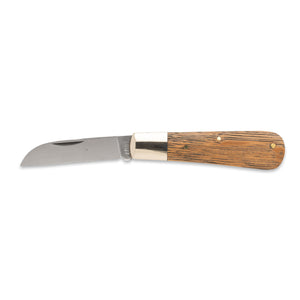 Barlow Tackler - 70mm Blade - Whisky Barrel Oak Handle