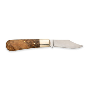 Barlow Clip Point - 70mm Blade - Olive Wood Handle