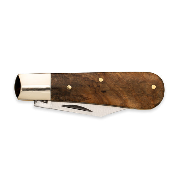 Barlow Clip Point - 70mm Blade - Olive Wood Handle