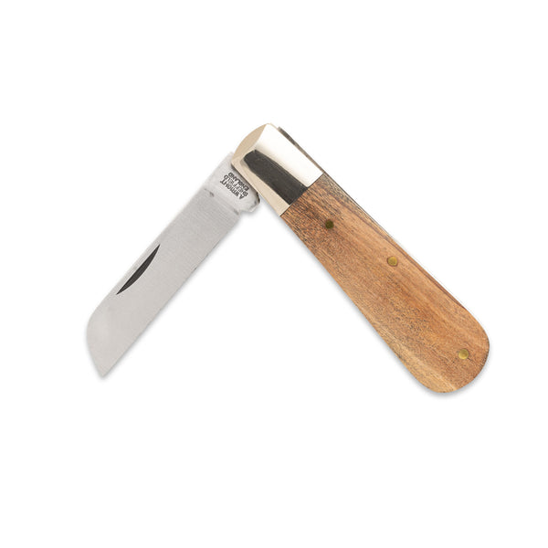 Barlow Sheepfoot - 70mm Blade -  Olive Wood Handle