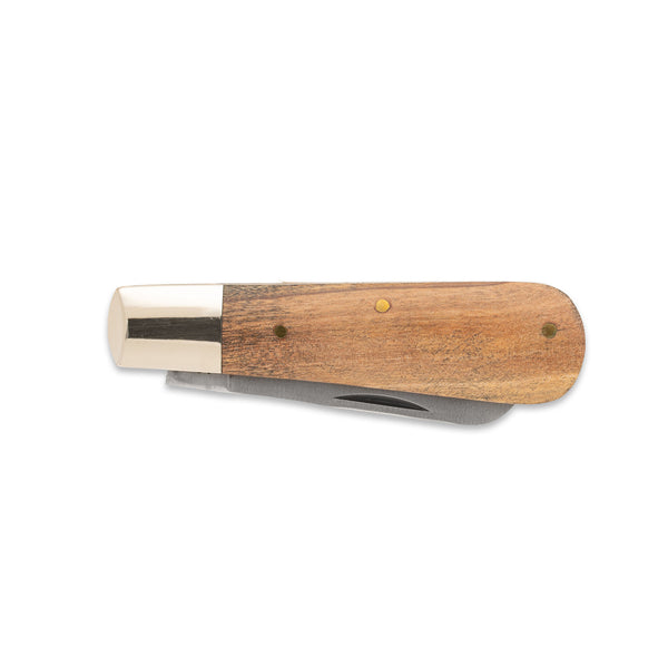 Barlow Sheepfoot - 70mm Blade -  Olive Wood Handle