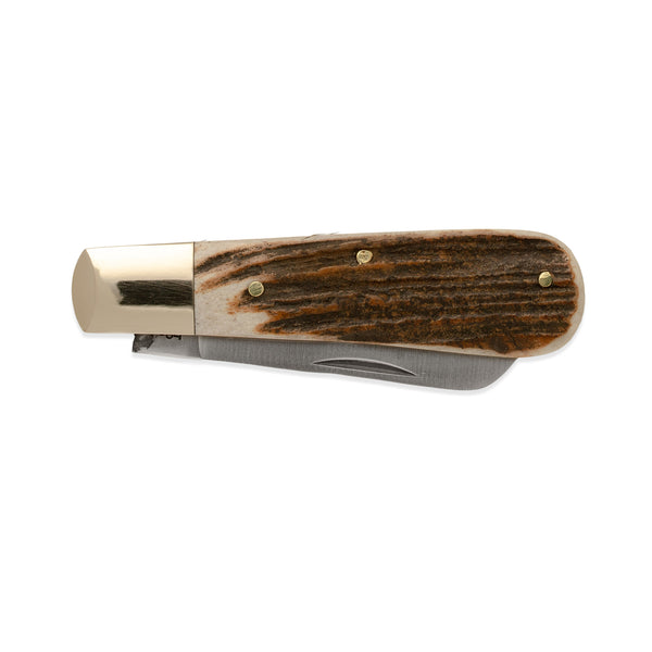 Barlow Sheepfoot - 70mm Blade - Stag Antler Handle