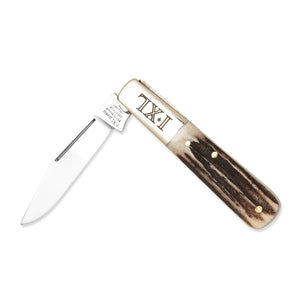 George Wolstenhom - Clip Point Barlow - 70mm Blade - Stag Antler Handle