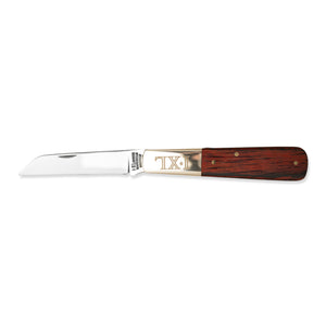 George Wolstenhom - Lambsfoot Point Barlow - 70mm Blade - Rosewood Handle