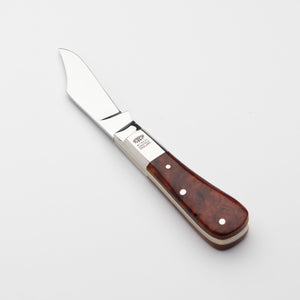 Barlow - 55mm Blade - Amboyna Burr Handle