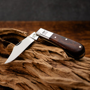 Barlow - 55mm Blade - Desert Ironwood Handle with Traditional Workback