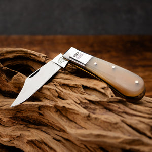 Barlow - 55mm Blade - Rams Horn Handle with Traditional Workback