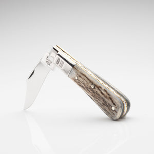Barlow - 55mm Blade - Stag Antler Handle with Traditional Workback
