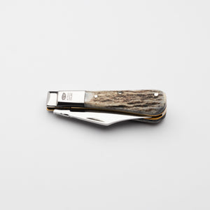 Barlow - 55mm Blade - Stag Antler Handle with Traditional Workback