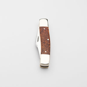 Stockman - Triple Blade - Amboyna Burr Handle