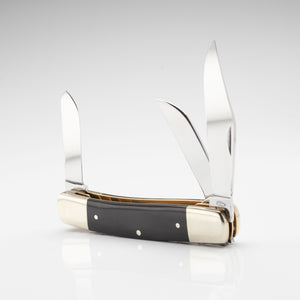 Stockman - Triple Blade - Buffalo Horn Handle with Traditional Workback