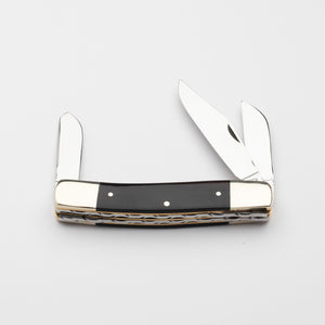 Stockman - Triple Blade - Buffalo Horn Handle with Traditional Workback