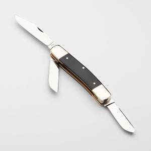 Stockman - Triple Blade - Buffalo Horn Handle with Traditional Workback