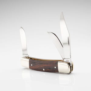 Stockman - Triple Blade - Desert Ironwood Handle with Traditional Workback
