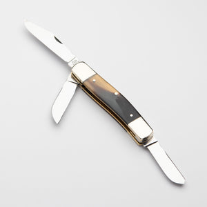 Stockman - Triple Blade - Ox Horn Handle with Traditional Workback