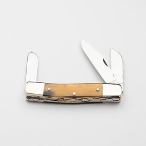 Stockman - Triple Blade - Rams Horn Handle with Traditional Workback