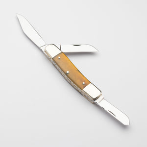 Stockman - Triple Blade - Rams Horn Handle with Traditional Workback