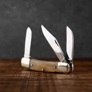 Stockman - Triple Blade - Rams Horn Handle