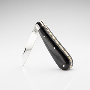 Lambfoot - 63mm Blade - Buffalo Horn Handle with Traditional Workback