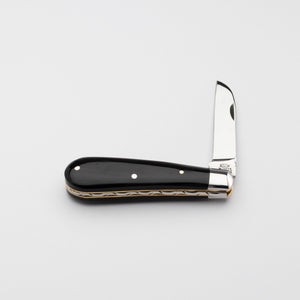 Lambfoot - 63mm Blade - Buffalo Horn Handle with Traditional Workback