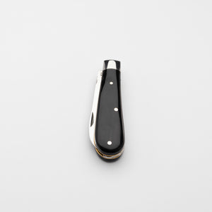 Lambfoot - 63mm Blade - Buffalo Horn Handle with Traditional Workback