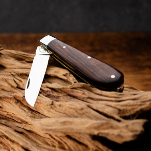 Lambfoot - 63mm Blade - Desert Ironwood Handle with Traditional Workback