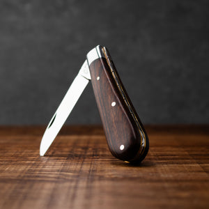 Lambfoot - 63mm Blade - Desert Ironwood Handle with Traditional Workback