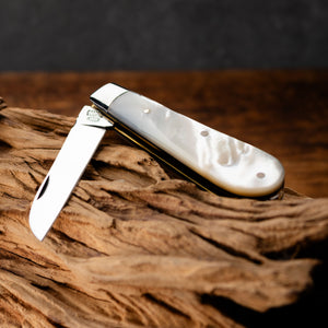 Lambfoot - 63mm Blade - Mother of Pearl Handle with Traditional Workback