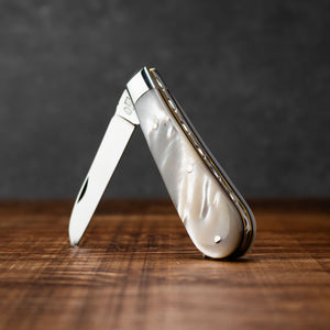 Lambfoot - 63mm Blade - Mother of Pearl Handle with Traditional Workback