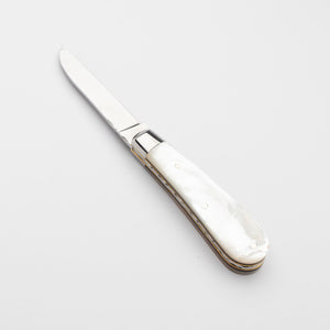 Lambfoot - 63mm Blade - Mother of Pearl Handle with Traditional Workback