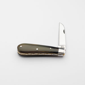 Lambfoot - 63mm Blade - Ox Horn Handle with Traditional Workback