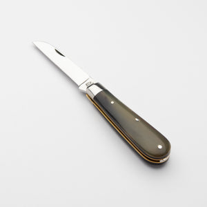 Lambfoot - 63mm Blade - Ox Horn Handle with Traditional Workback