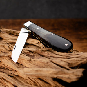 Lambfoot - 63mm Blade - Ox Horn Handle