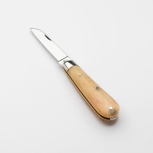 Lambfoot - 63mm Blade - Rams Horn Handle with Traditional Workback