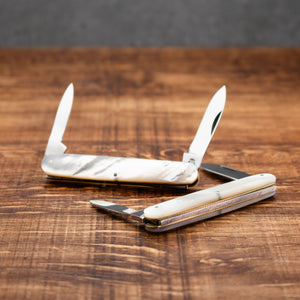 Penknife - Twin Blade - Mother of Pearl Handle